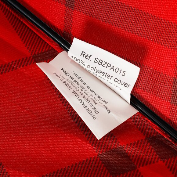 Burberry Red & Black Check Umbrella - Picture 6 of 6